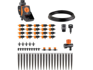 Tropfbewässerung-set 'Timer Kit 20 Logica' 63-teilig, für Topf-und Kübelpflanzen