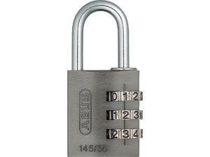 Aluminium Vorhangschloss Typ 145/30 titanium