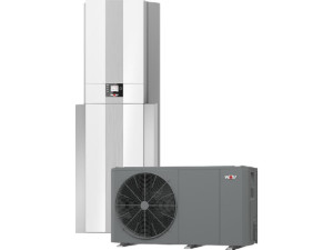 Wärmepumpen-center Wolf FHA-Monoblock 200 inklusive FHA-05/06 230V, Warmwasserspeicher und Bedienmodul, 9148097