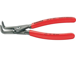 Präzisions-sicherungsringzange (Welle) rutschhemmenden Kunststoff überzogen L=165mm 19-60mm gewinkelte Spitzen
