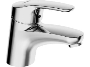 Waschtischmischer Hansa Hansamix Ausladung 127 mm o. Abl.garn. Ausld. 127 mm chrom