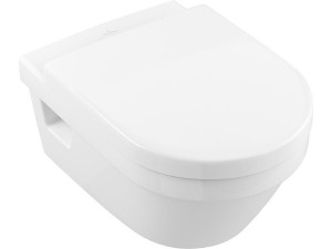 Wc-set Villeroy & Boch Architectura Wand-Tiefspül, spülrandlos, Softclose, Wassersparsystem, weiß, 5684HR01