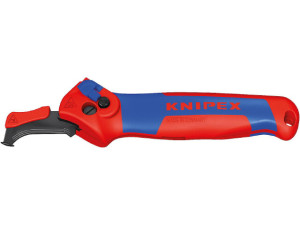 Abmantelungsmesser KNIPEX® mit Gleitschuh und Ratschenfunktion