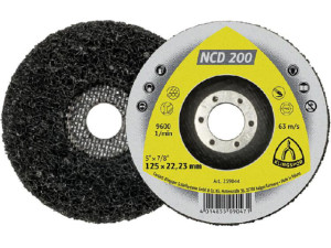 Reinigungsscheibe NCD 200, 125 mm Siliziumkarbid gerade