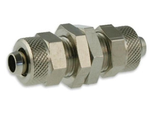 Schott-schnellverschraubung Verbinder Messing vernickelt Serie M 6/8,3 mm