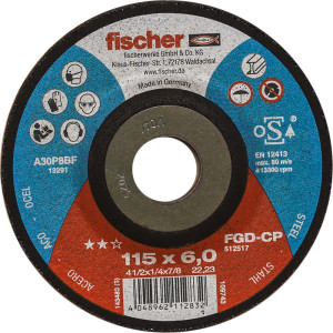 Fischer FGD-CP Carbon 115mm 6,0mm 22,23mm gekröpft für Stahl VPE 1 Stück