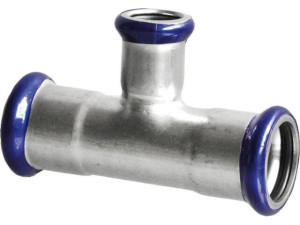 Edelstahl-pressfitting M-Kontur T-Stück reduziert 15-22-15mm