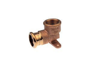 Logafix Kupfer Pressfitting Wandscheibe 90 i/i 12xRp1/2 für M-Kontur