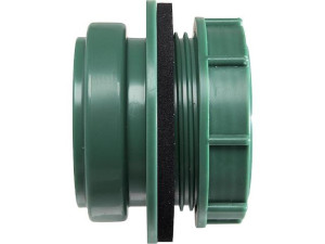 Airfit Anschraub-Muffe DN50, grün, für Kunststoff-Reinigungs-Deckel
