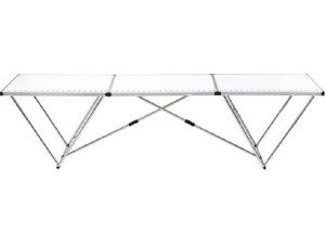 Tapeziertisch Aluminium 300x60x78cm, 95920515
