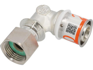 Uponor S-Press PLUS Winkelverschraubung d16mm-DN20 (3/4') IG