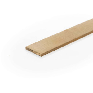 9.5mm x 3.2mm (3/8" x 1/8") Brushed Polished Brass Flat - Brass Polished Flat