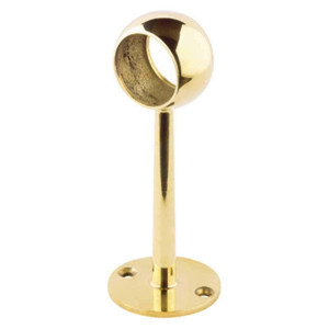 38mm Tall Centre Pillar - Posts Pillars and Adaptors Brass Handrail
