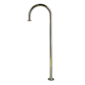 Brass Fixings 51mm Floor Mounted Standard Waitress Station - Fixings Brass Handrail