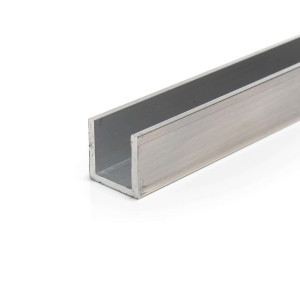 19mm x 19mm x 3.2mm (3/4" x 3/4" x 1/8") Aluminium Channel