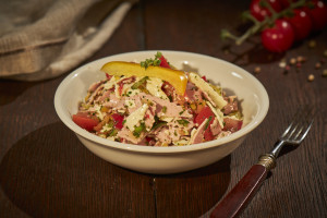 Käse-Wurst-Salat