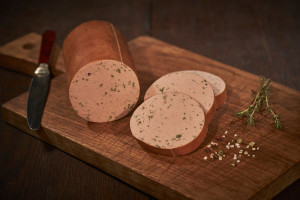 Rheinische Leberwurst mit Kräutern