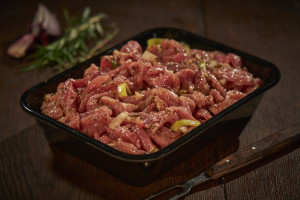 Lauchgyros vom Schwein