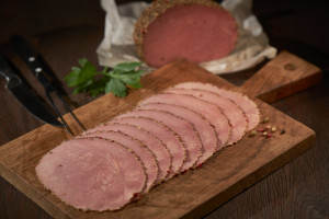 Pastrami (gegarter Rinderschinken)