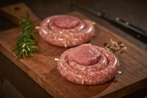 Bratwurstschnecke mit Filet