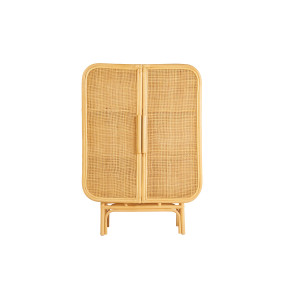 Miliboo Buffet en rotin 2 portes L80 cm LUWAK