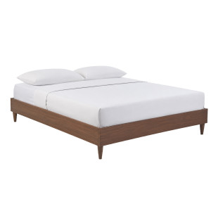 Miliboo Lit 2 places 160x200 cm bois foncé AYO