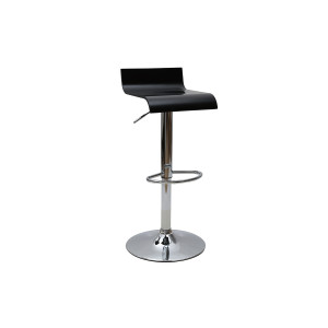Miliboo Tabouret de bar design noir SURF V2
