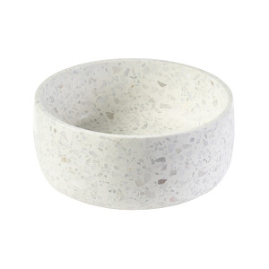 Miliboo Vasque ronde en terrazzo gris D30 cm JOH