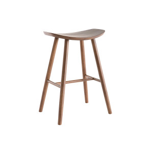 Miliboo Design-Barhocker Nussbaum 65cm DEMORY