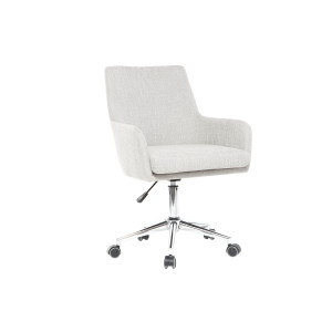 Miliboo Design-Bürosessel Stoff Grau SHANA