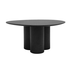 Miliboo Design-Couchtisch Schwarz HOLLEN