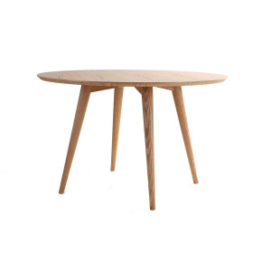 Miliboo Design-Esstisch Esche D120 LIVIA