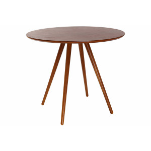 Miliboo Design-Esstisch rund Nussbaum D90 ARTIK