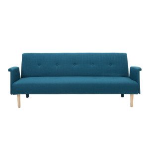 Miliboo Design-Sofa verstellbar Blau OSCAR