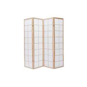 Miliboo Japanischer Paravent IKUYO, Holz und Papier