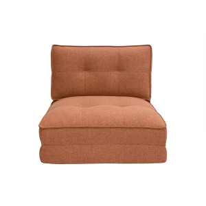 Miliboo Schlafsessel Terracotta 1-Sitzer SALLY