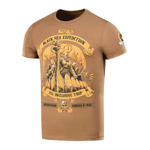 Koszulka Bawełniana T-shirt M-Tac Black Sea Expedition - Coyote