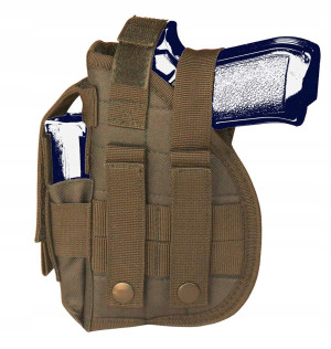 Kabura Pistoletowa Uniwersalna Camo Molle - Coyote