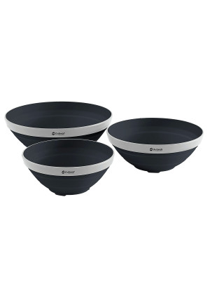 Outwell Zestaw Silikonowych Naczyń Składanych Collaps Bowl Set Navy Blue