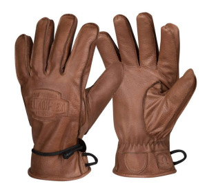 Rękawice Taktyczne Skórzane Zimowe Helikon Ranger -Brown