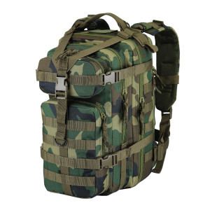 Plecak Wojskowy Taktyczny 25l Molle Camo Assault - Woodland