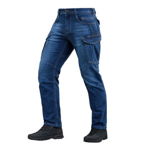 Spodnie Taktyczne Jeansowe M-Tac Aggressor - Dark Denim