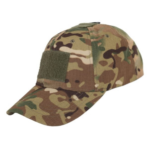 Czapka Z Daszkiem Taktyczna Wojskowa Z Rzepem Texar - Mc Camo