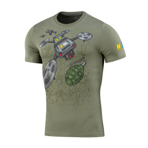 Koszulka Bawełniana T-shirt M-Tac Dron - Light Olive