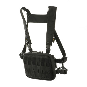 Kamizeka Taktyczna Chest Rig z Zasobnikiem M-Tac Military Elite - Czarna