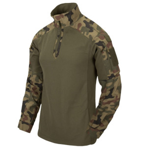 Bluza Taktyczna Combat Shirt Helikon MCDU NyCo Rip Stop - Woodland