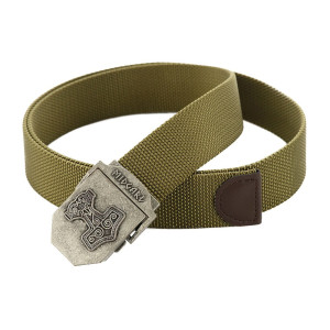 M-Tac Pas Taktyczny Wojskowy Parciany Klamra Młot Thora 3,8 x 130 cm Olive