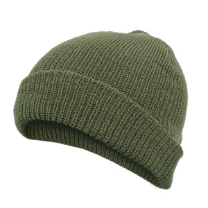 Czapka Zimowa Mil-tec Watch Cap 100% Wełna - Zielona