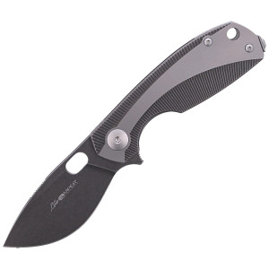 Viper Nóż składany Lille DSW/Grey Titanium, Dark Stonesashed M390 by Jesper Voxnæs (V5963TITI)
