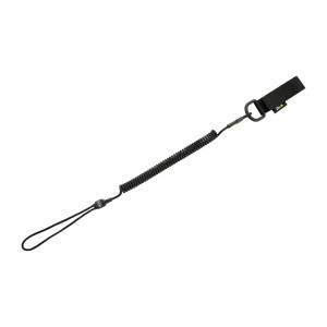 Smycz Do Broni Retraktor M-tac Lite Z D-ringiem - Czarna